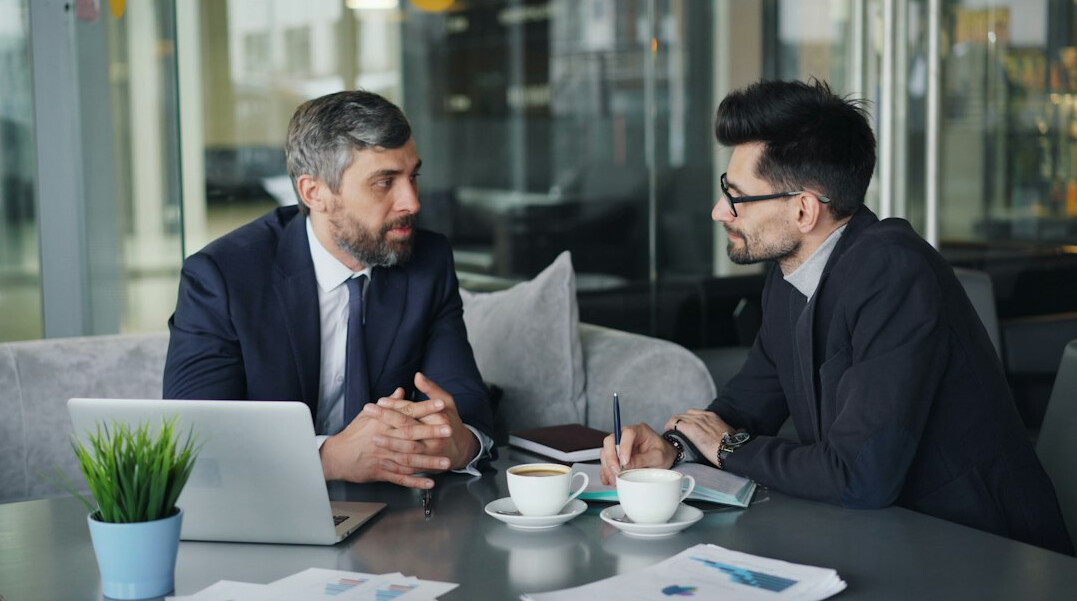business coaching session